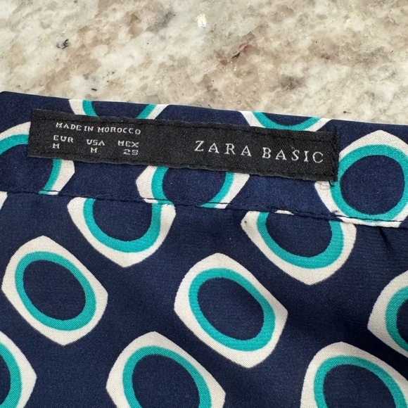 Zara Basics Collection blue  Sz size medium - Picture 7 of 10